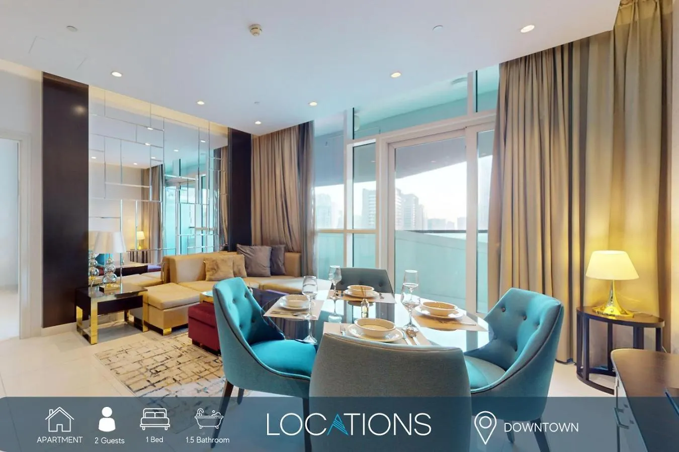 Upper Crest - Vibrant One Bedroom In Downtown Dubai